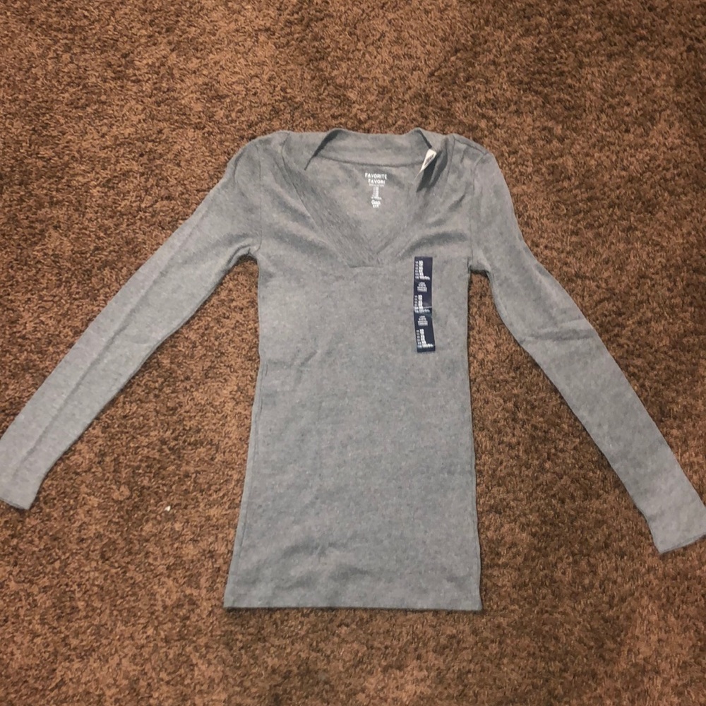 Plain gray Old Navy long sleeve